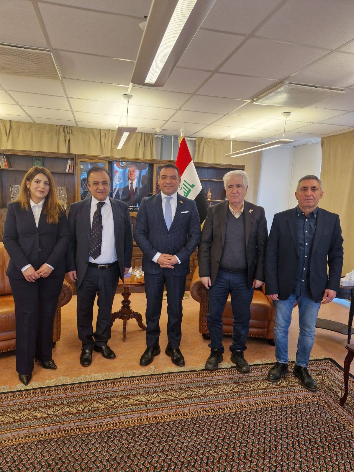 KRF och KDC träff med Iraks ambassadör i Sverige